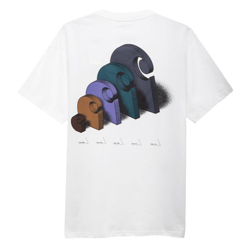 Carhartt WIP S/S Diagram C T-Shirt White I033177.02.XX.03 Degli Uberti